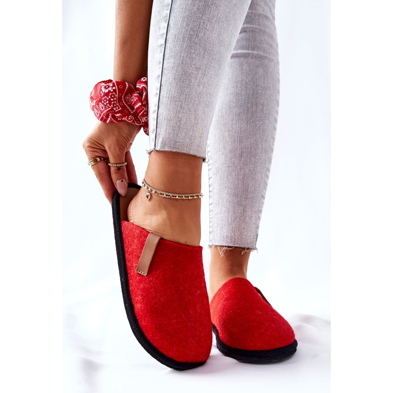 Big Star Pantofole da casa da donna Panto Fino II267002 Rosso-Marrone 1