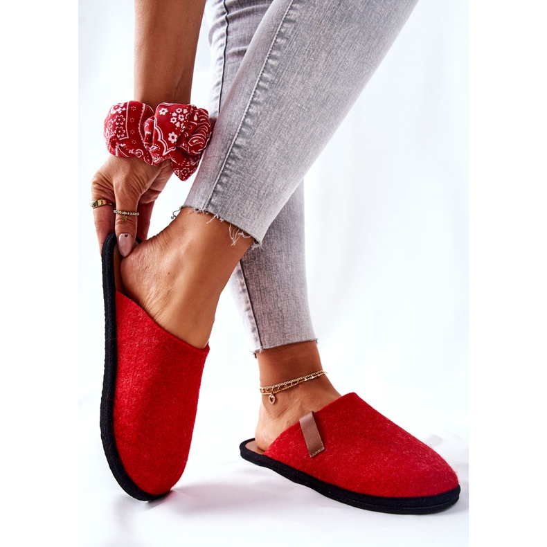Big Star Pantofole da casa da donna Panto Fino II267002 Rosso-Marrone 2