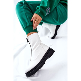 PE1 Stivali Da Donna Con Cerniera Bianchi Tierra bianco 1