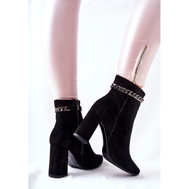 Stivali Alti in Pelle Laura Messi Nero 2203 1