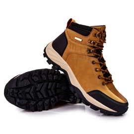 PE1 Scarpe da trekking calde da uomo Camel Dannis marrone 1