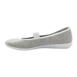 Sneakers da donna ballerina Befado 493q sz bianca multicolore grigio 3