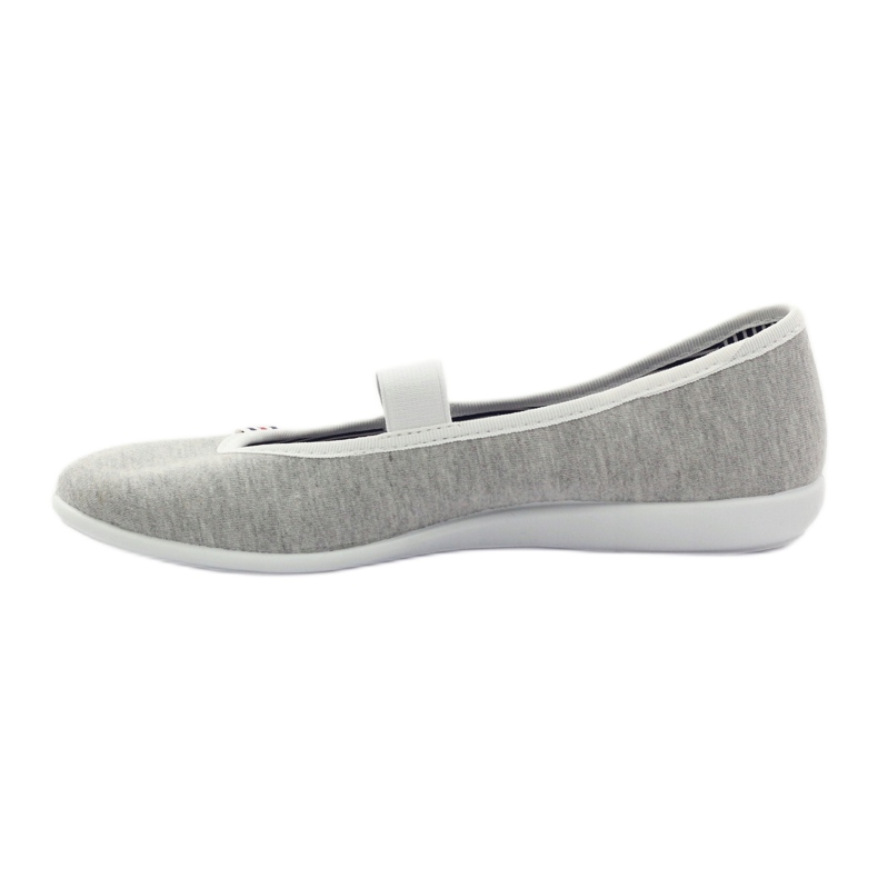 Sneakers da donna ballerina Befado 493q sz bianco multicolore grigio 3
