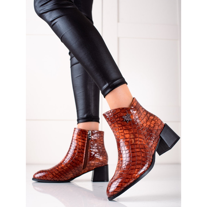 Filippo Stivali alla moda con isolamento marrone 1