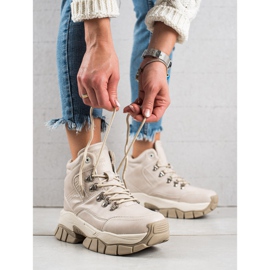 Stivali da donna Big Star II274331 beige 2