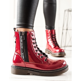 W. Potocki Trappers laccati rossi Potocki rosso 1