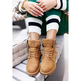 PH1 Trappers isolati da donna con cerniera, Camel Lenox marrone 2