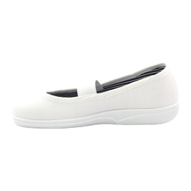 Pantofole da bambina Czech Befado 274X013 bianca 2