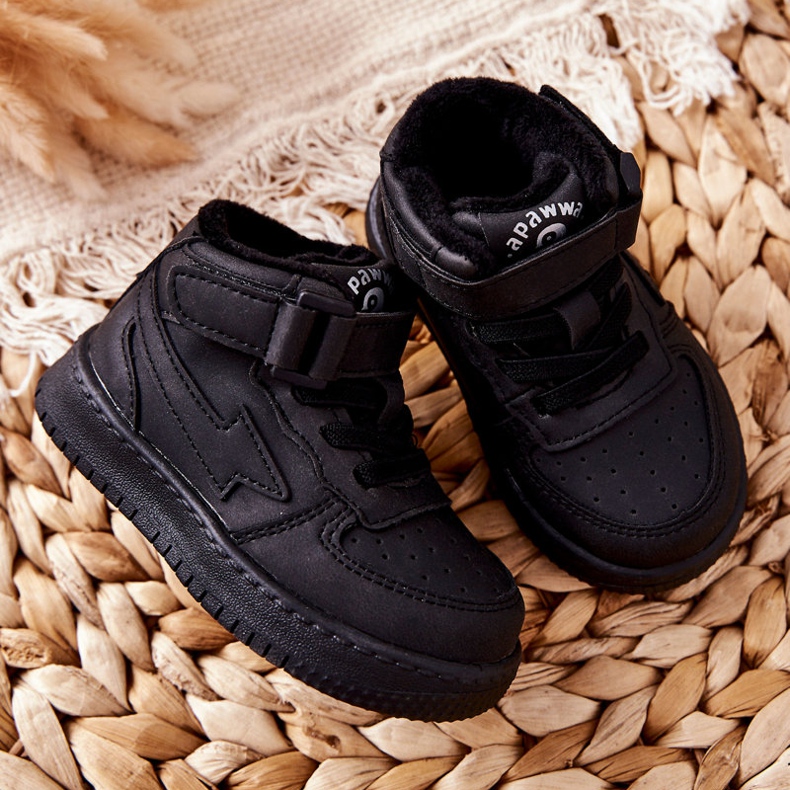 PA1 Scarpe Sportive Alte Da Bambino Nere Clafi nero 2