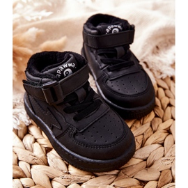 PA1 Scarpe Sportive Alte Da Bambino Nere Clafi nero 4