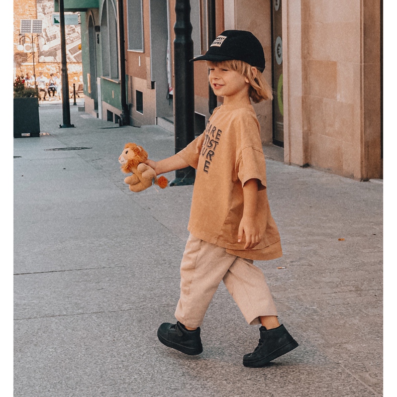 PA1 Scarpe Sportive Alte Da Bambino Nere Clafi nero 6