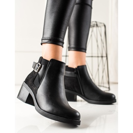 Anesia Paris Stivali casual con tacco basso nero 1