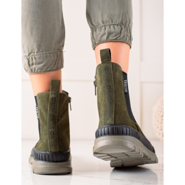 Stivali da donna Big Star II274355 verde 1