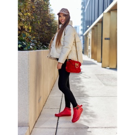 Sneakers alte isolate Big Star GG274028 Rosse rosso 2