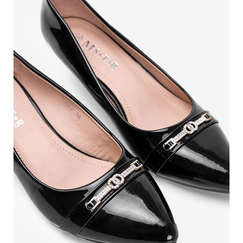 Décolleté nere su tacco basso Candy nero 1