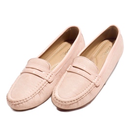 Mocassini rosa con fibbia FM2958-3 2