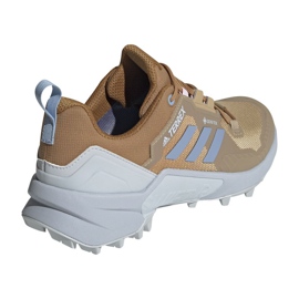 Scarpe Adidas Terrex Swift R3 Gtx W FZ3012 beige grigio 2