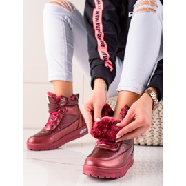 TRENDI Doposci Con Glitter Supermo rosso 1