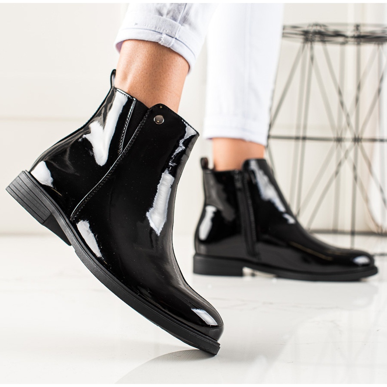 J. Star Stivali bassi eleganti nero 1
