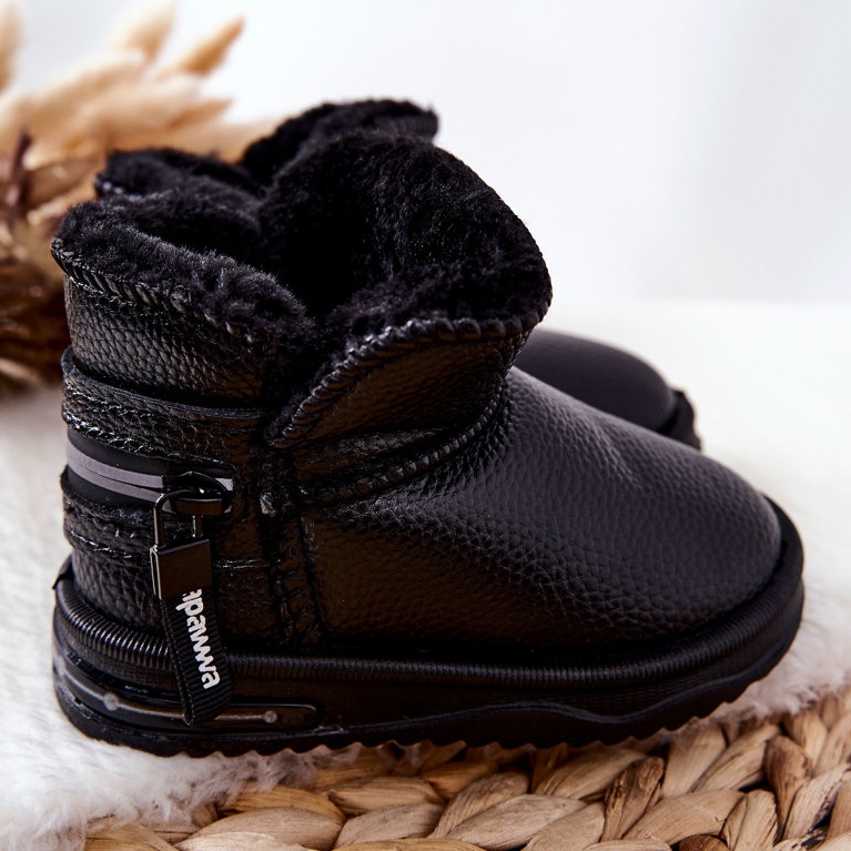 PA1 Stivali da neve per bambini Black Frosty ['nero'] nero 2