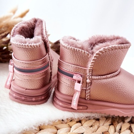 PA1 Stivali da neve per bambini Pink Frosty rosa rosa 4