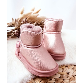 PA1 Stivali da neve per bambini Pink Frosty rosa rosa 5