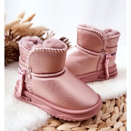 PA1 Stivali da neve per bambini Pink Frosty rosa rosa 9