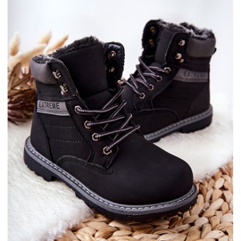 PA1 Tombe Trappers riscaldate nere per bambini nero 2