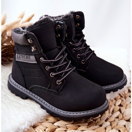 PA1 Tombe Trappers riscaldate nere per bambini nero 1