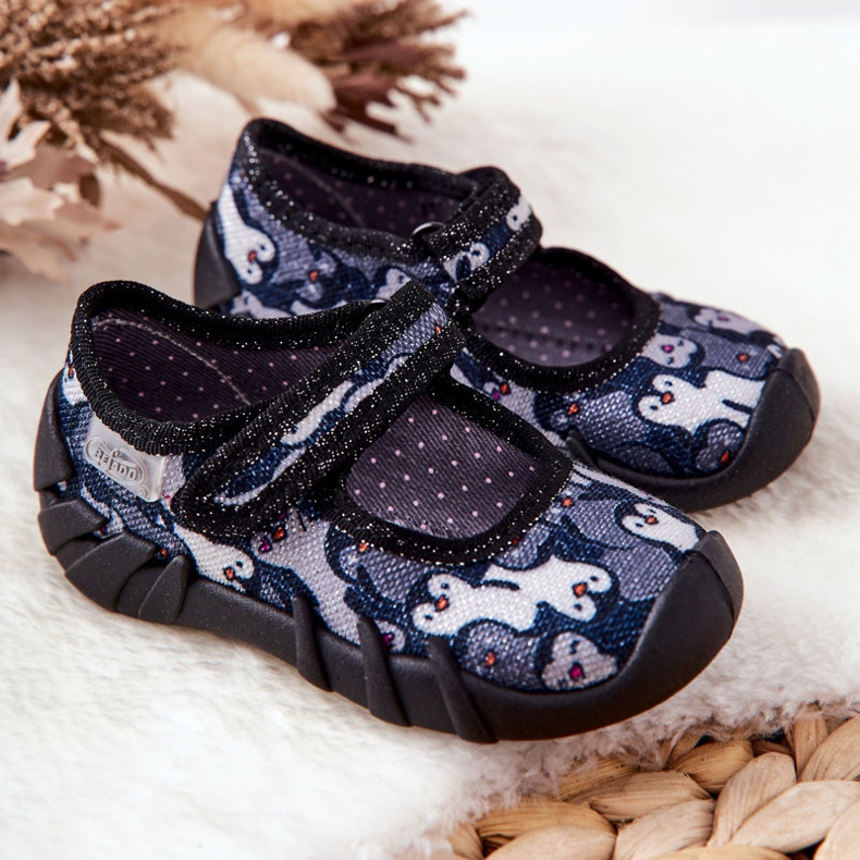 BEFADO S.A. Pantofole Inblu Pinguini 109P239 Nero 2