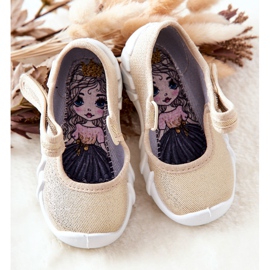 BEFADO S.A. Inblu Shiny 109P224 Pantofole Ballerina Oro 1