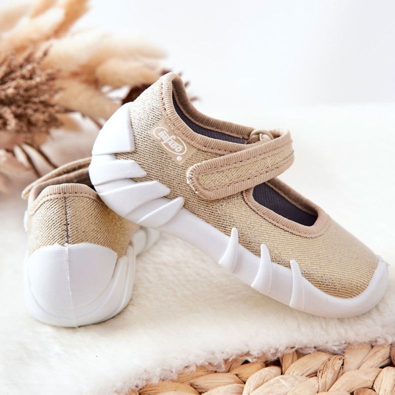 BEFADO S.A. Inblu Shiny 109P224 Pantofole Ballerina Oro 2