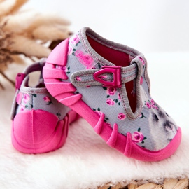 BEFADO S.A. Ciabatte Inblu Bunny 110P425 Grigio-Rosa 2