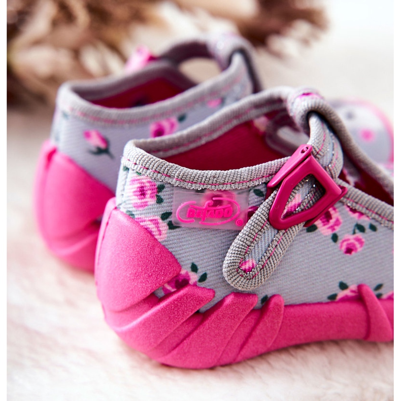 BEFADO S.A. Ciabatte Inblu Bunny 110P425 Grigio-Rosa 1