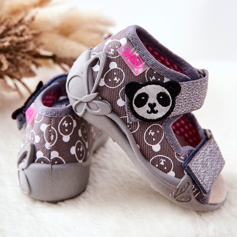 BEFADO S.A. Sandali Inblu Con Velcro 342P031 Grigio 2