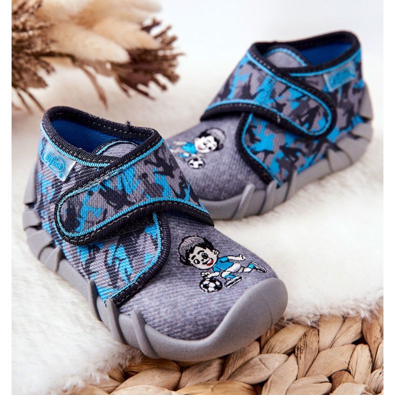 BEFADO S.A. Ciabatte Inblu 523P014 Grigio-Blu 2