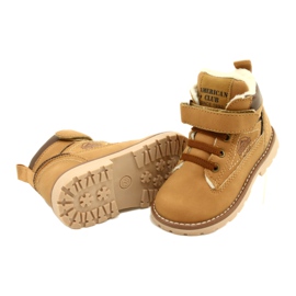 Velcro Workers American Club GC28/21 Camel beige giallo 4
