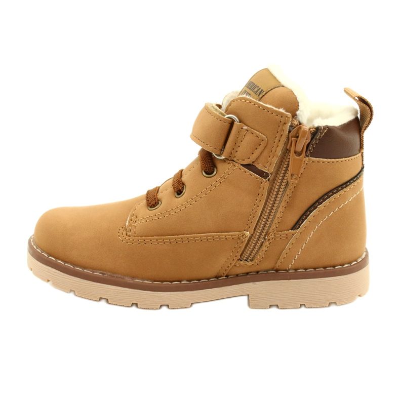 Operai Isolati con Pelliccia American Club GC29/21 Camel beige marrone giallo 2