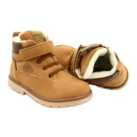 Operai Isolati con Pelliccia American Club GC29/21 Camel beige marrone giallo 5