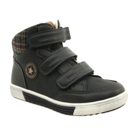 American Club Scarpe Sportive Alte Con Pelliccia American GC19/21 Navy Blue 1