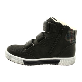 American Club Scarpe Sportive Alte Con Pelliccia American GC19/21 Nere nero 2