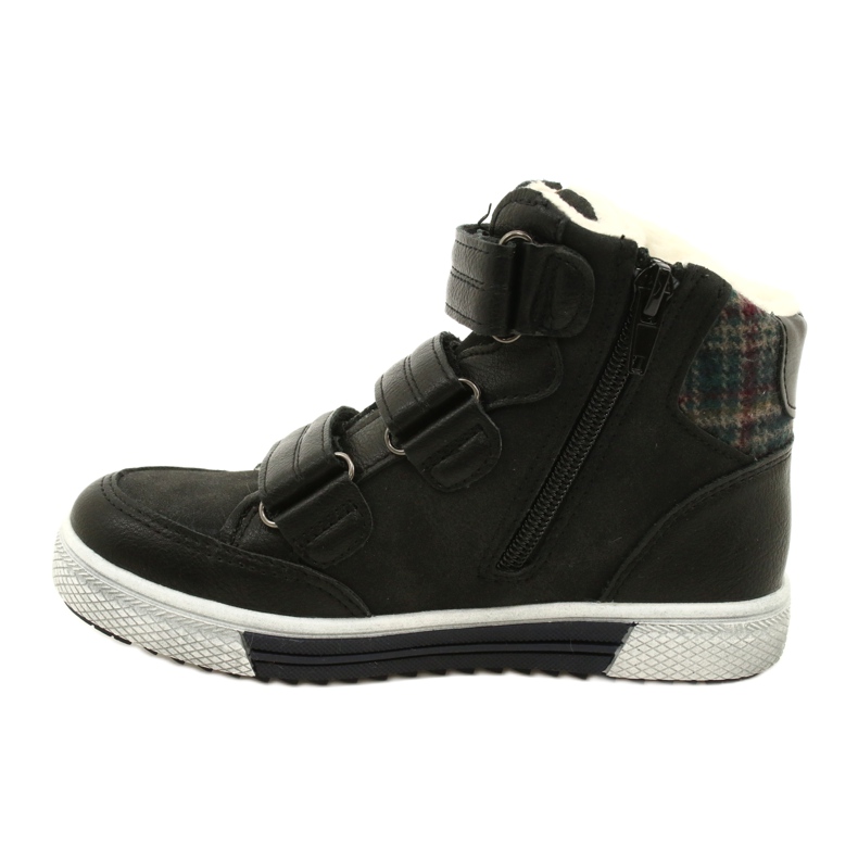 American Club Scarpe Sportive Alte Con Pelliccia American GC19/21 Nere nero 2