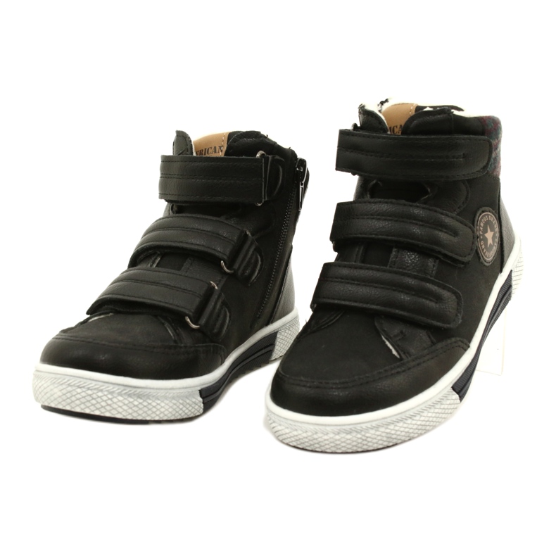 American Club Scarpe Sportive Alte Con Pelliccia American GC19/21 Nere nero 3