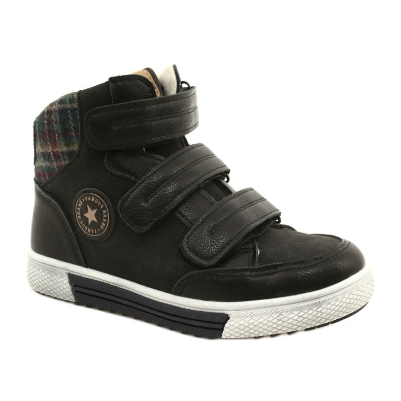 American Club Scarpe Sportive Alte Con Pelliccia American GC19/21 Nere nero 1
