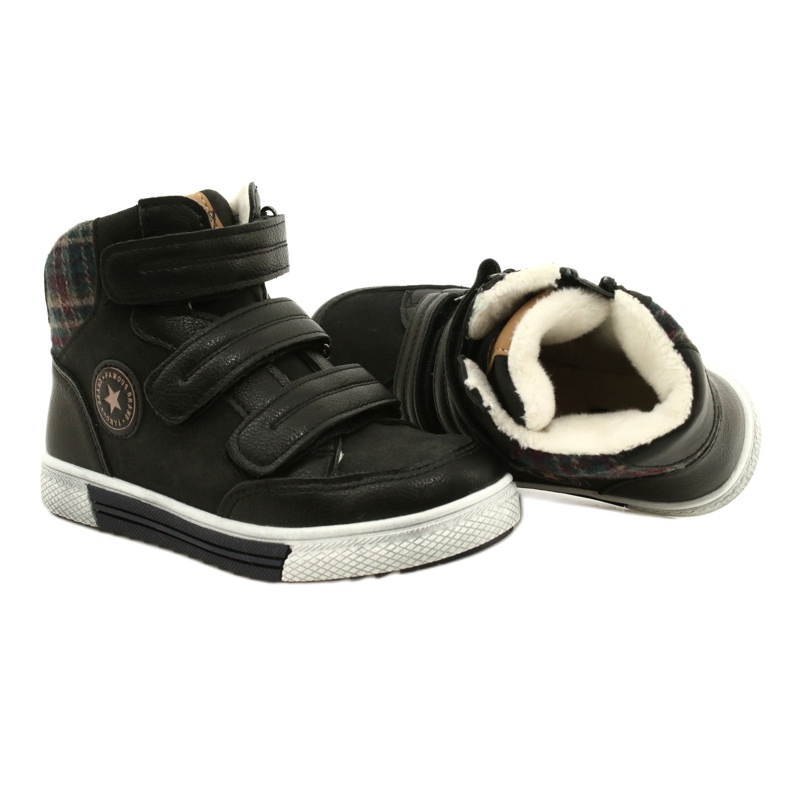 American Club Scarpe Sportive Alte Con Pelliccia American GC19/21 Nere nero 5