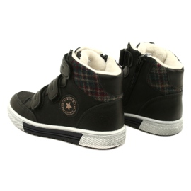 American Club Scarpe Sportive Alte Con Pelliccia American GC19/21 Nere nero 4
