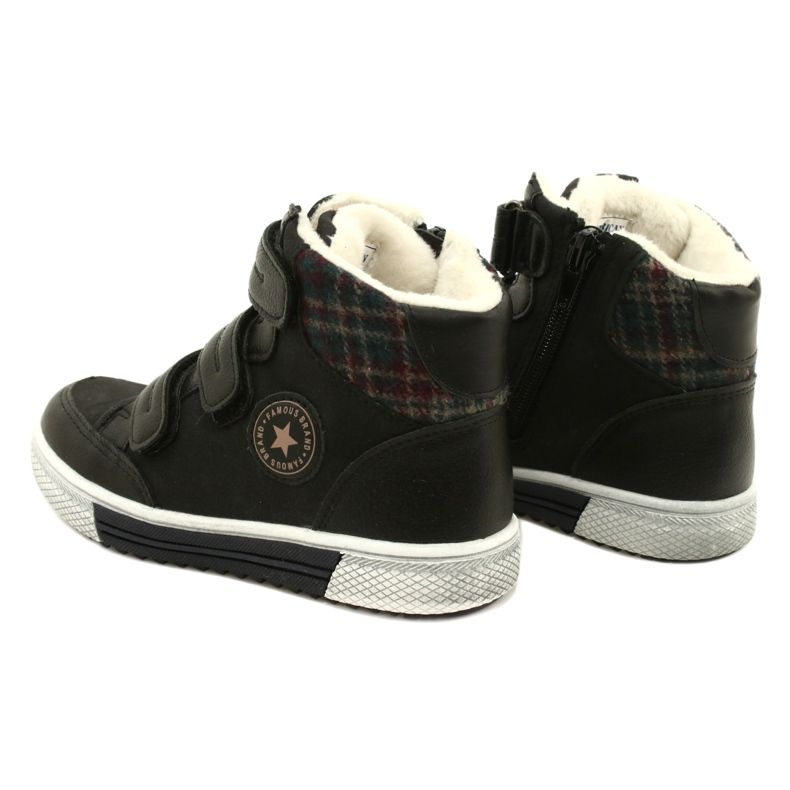 American Club Scarpe Sportive Alte Con Pelliccia American GC19/21 Nere nero 4