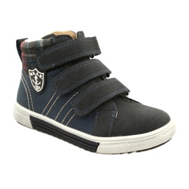 Scarpe sportive isolate con pelliccia American Club GC24/21 Navy Blue 1