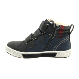 Scarpe sportive isolate con pelliccia American Club GC24/21 Navy Blue 2