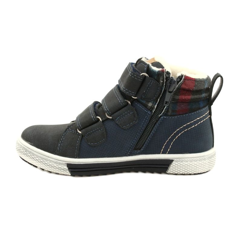 Scarpe sportive isolate con pelliccia American Club GC24/21 Navy Blue 2